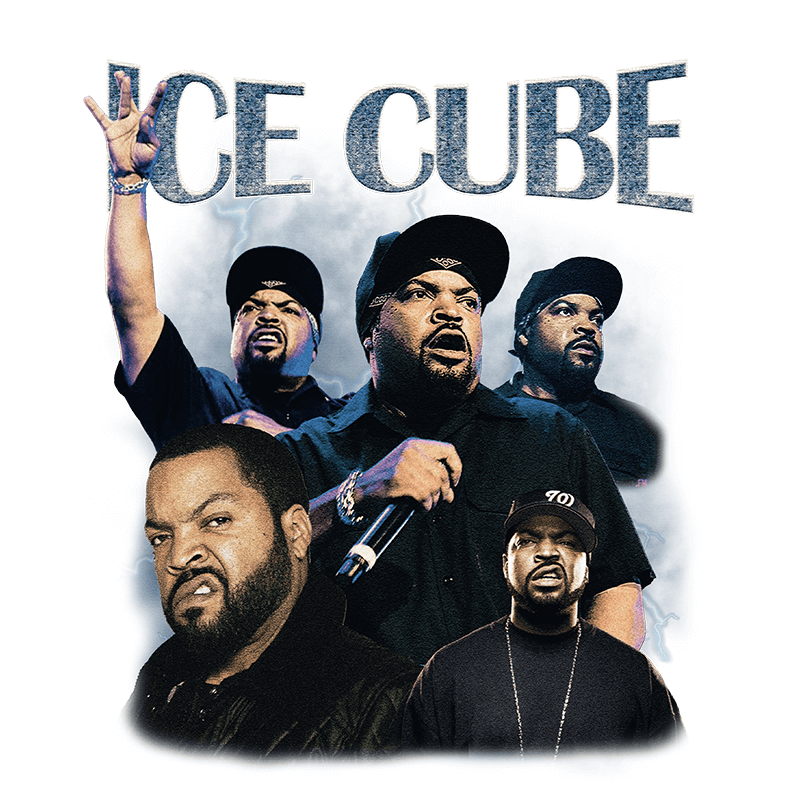 Pro Club ICE CUBE Rapper Digital printed Tee