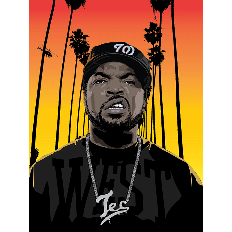 Pro Club Ice Cube Graphic Digital printed Tee
