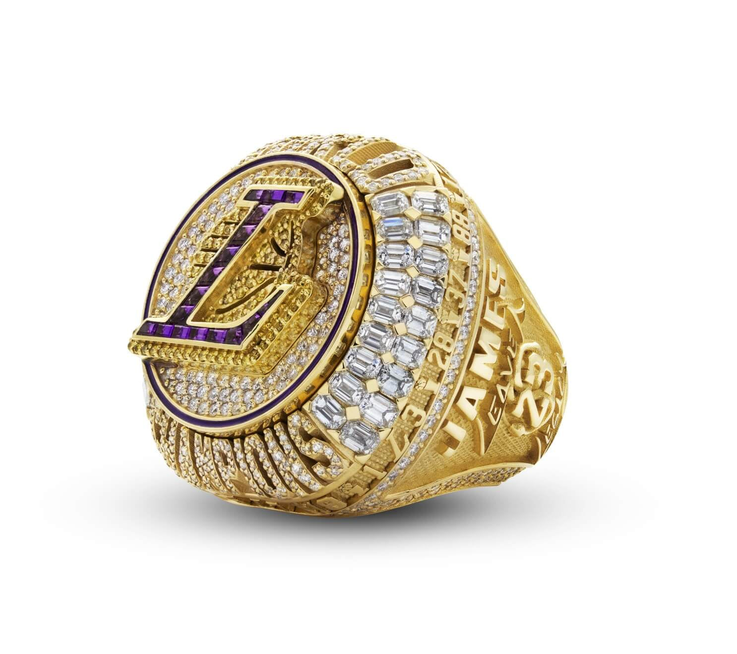NBA - Lakers championship rings - LeBron James