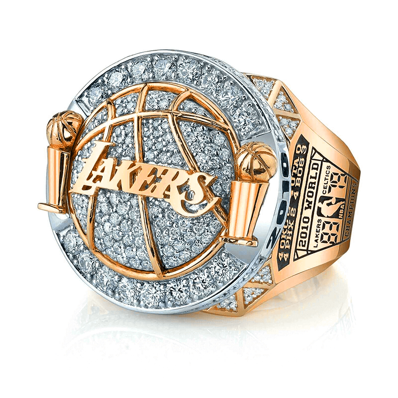 NBA - Rose Gold Lakers championship rings - Kobe Bryant