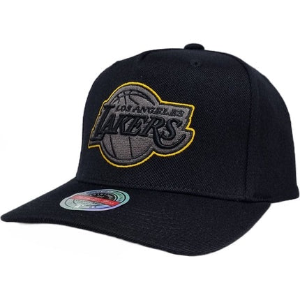 MITCHELL & NESS TEAM OUTLINE CLASSIC REDLINE STRETCH SNAPBACK LOS ANGELES LAKERS - BLACK
