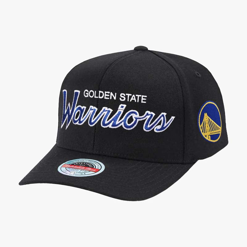 Mitchell & Ness - Golden State Warriors Classic Team Script 2.0 NBA Snapback Hat