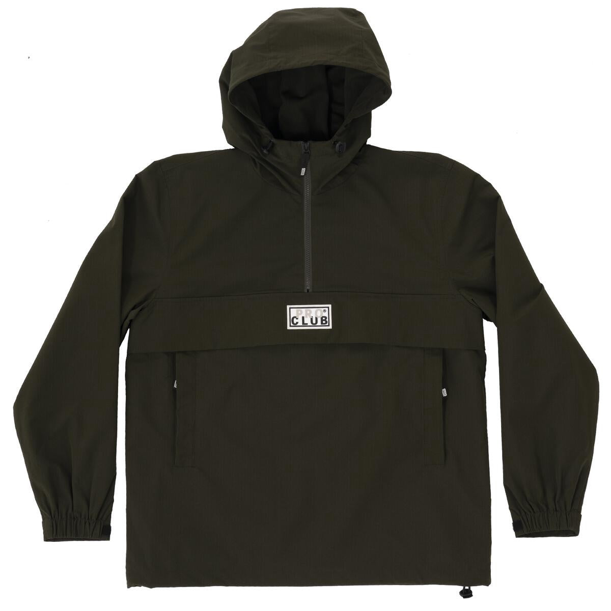 Pro Club Men's Nylon Anorak Pullover Jacket