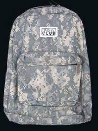 Pro Club Backpack - Green Camo Round Pocket
