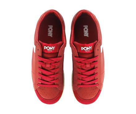 PONY - Pro 80 Leather - Red/Off White