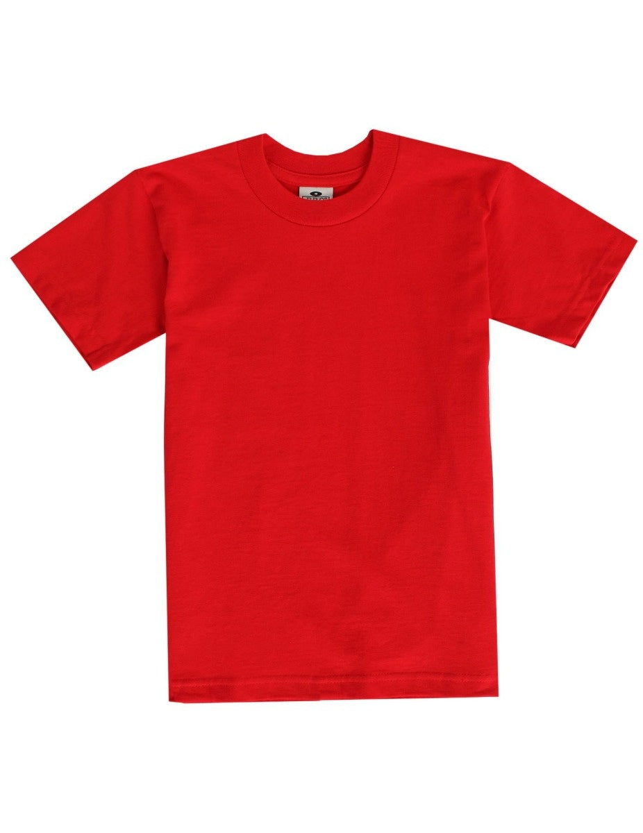 Pro Club Youth Short Sleeve Crew Neck Tee - RED