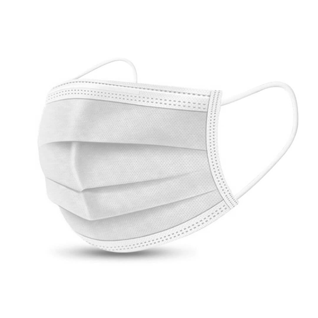 REWAHARD Disposable Face Mask 10 Pack - White