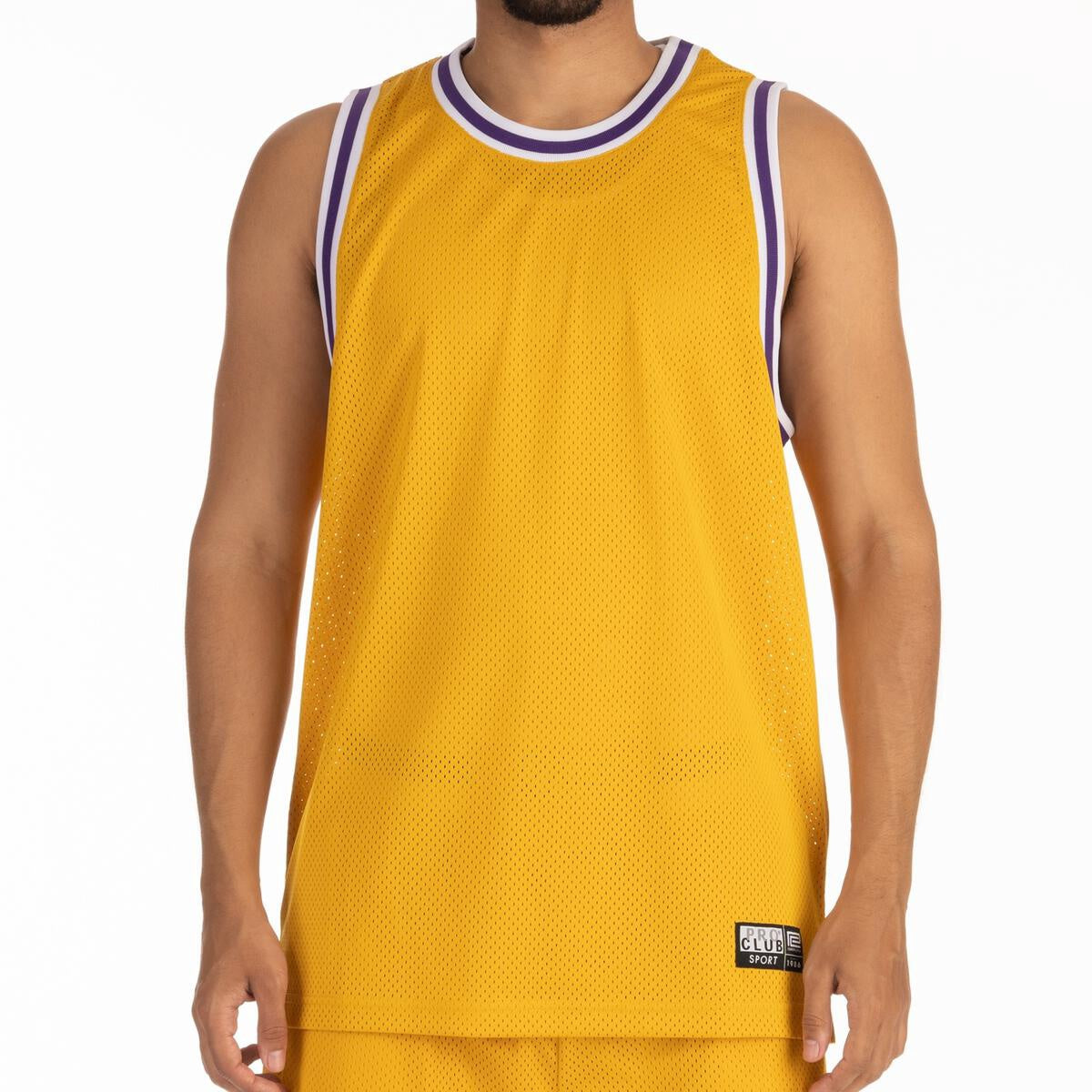 Pro Club Classic Basketball Jersey - Yellow