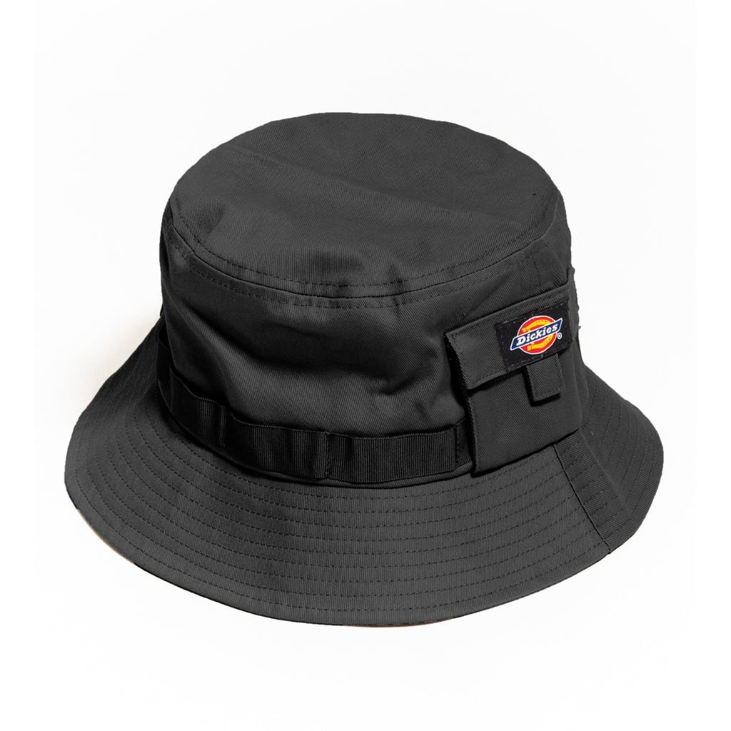 Dickies - Ferriday Utility Bucket Hat with Strip - Black OSFM ...