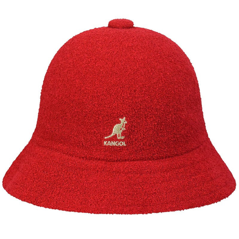 Kangol Bermuda Casual Bucket Hat-Red