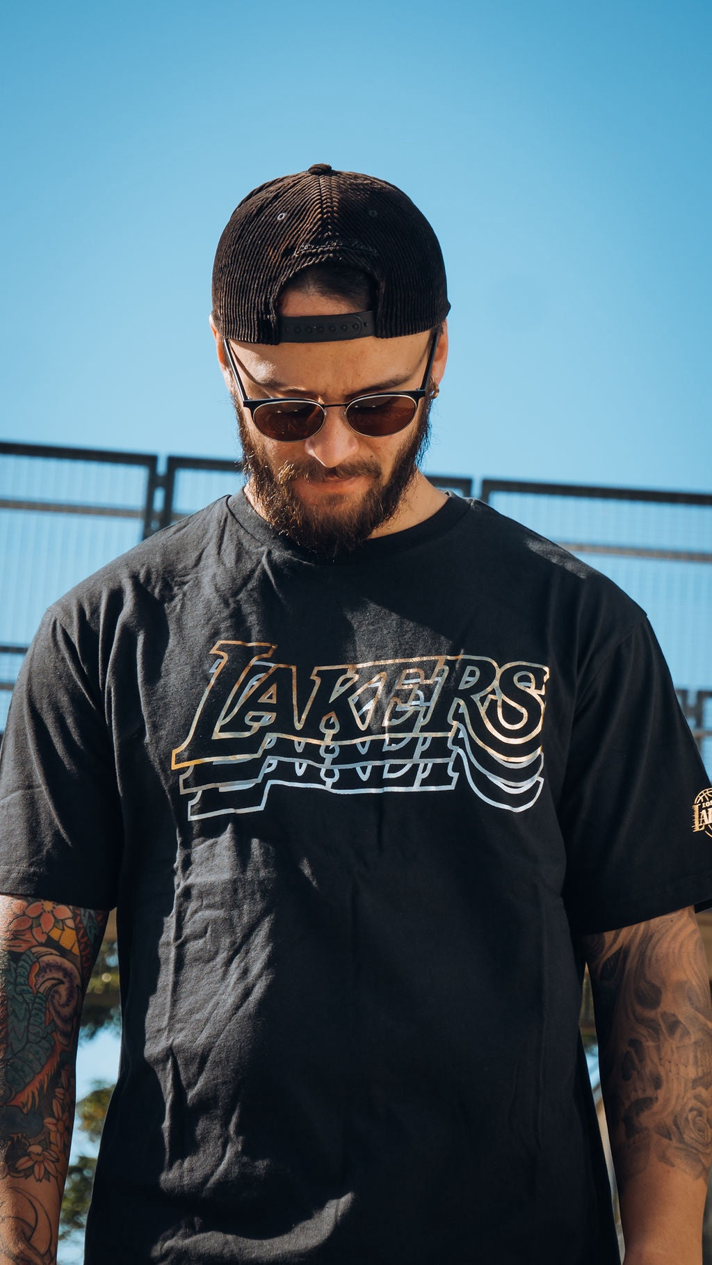 MITCHELL & NESS - Foil Arch Lakers Team Tee