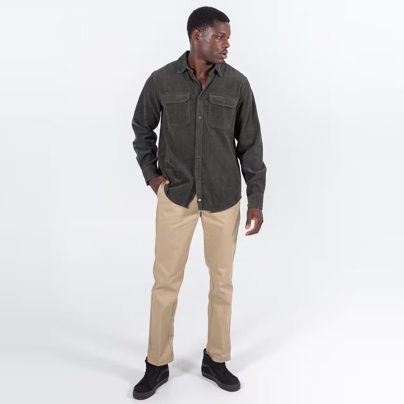 DICKIES – SONORA Regular Fit Longsleeve Shirt - GREEN